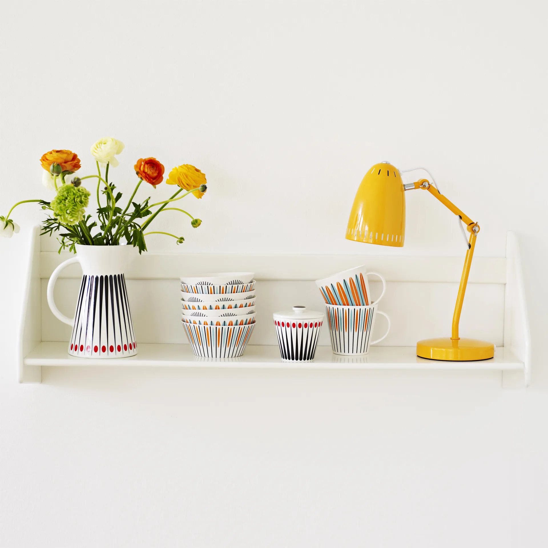 Amanda κανάτα, λευκό-τομάτα (κόκκινο) Superliving