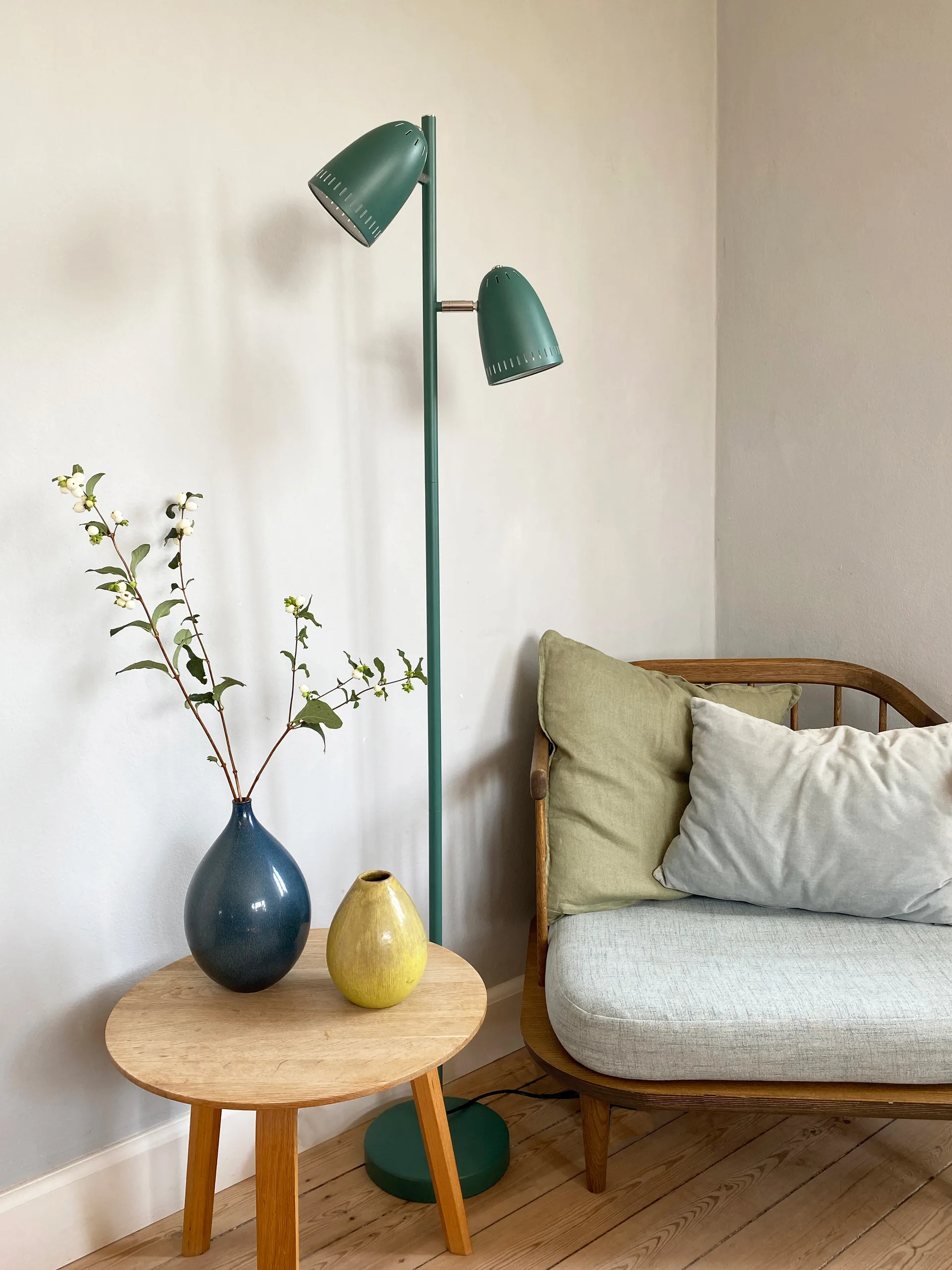 Dynamo Twin φωτιστικό δαπέδου, Duck Green Superliving