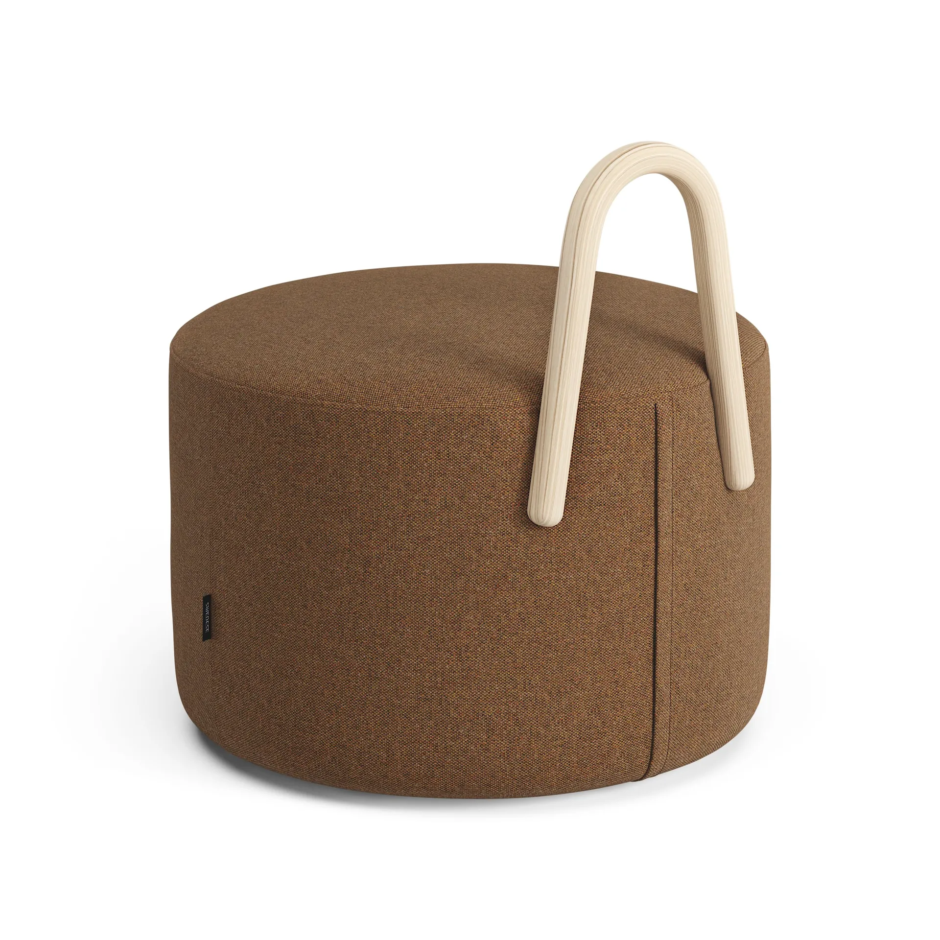 Amstelle μεσαίο πουφ, Ύφασμα Mail Line Flax 15 Swedese
