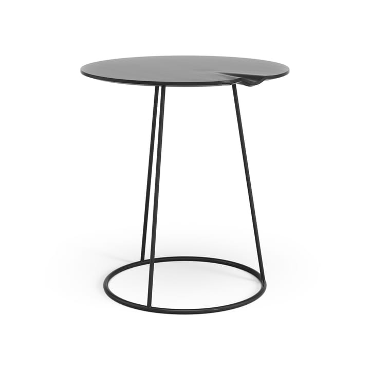 Breeze τραπέζι με πτύχωση Ø46 cm - Μαύρο - Swedese