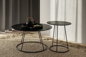 Breeze τραπέζι με λεία επιφάνεια Ø46 cm - Μαύρο - Swedese