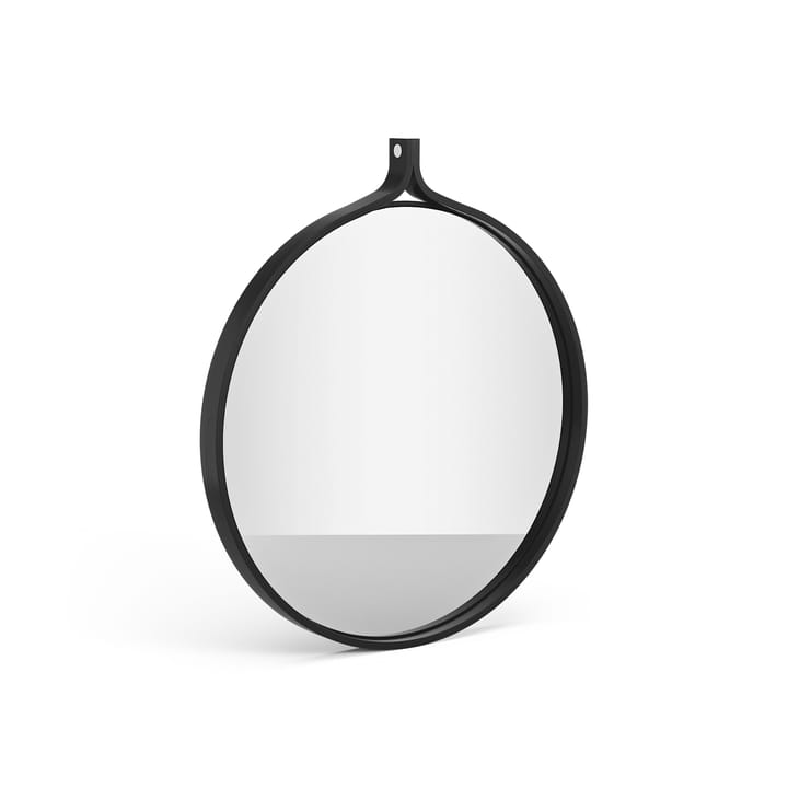 Comma στρογγυλός καθρέφτης Ø52 cm - Δεσποτάκι μαύρο λαδωμένο - Swedese