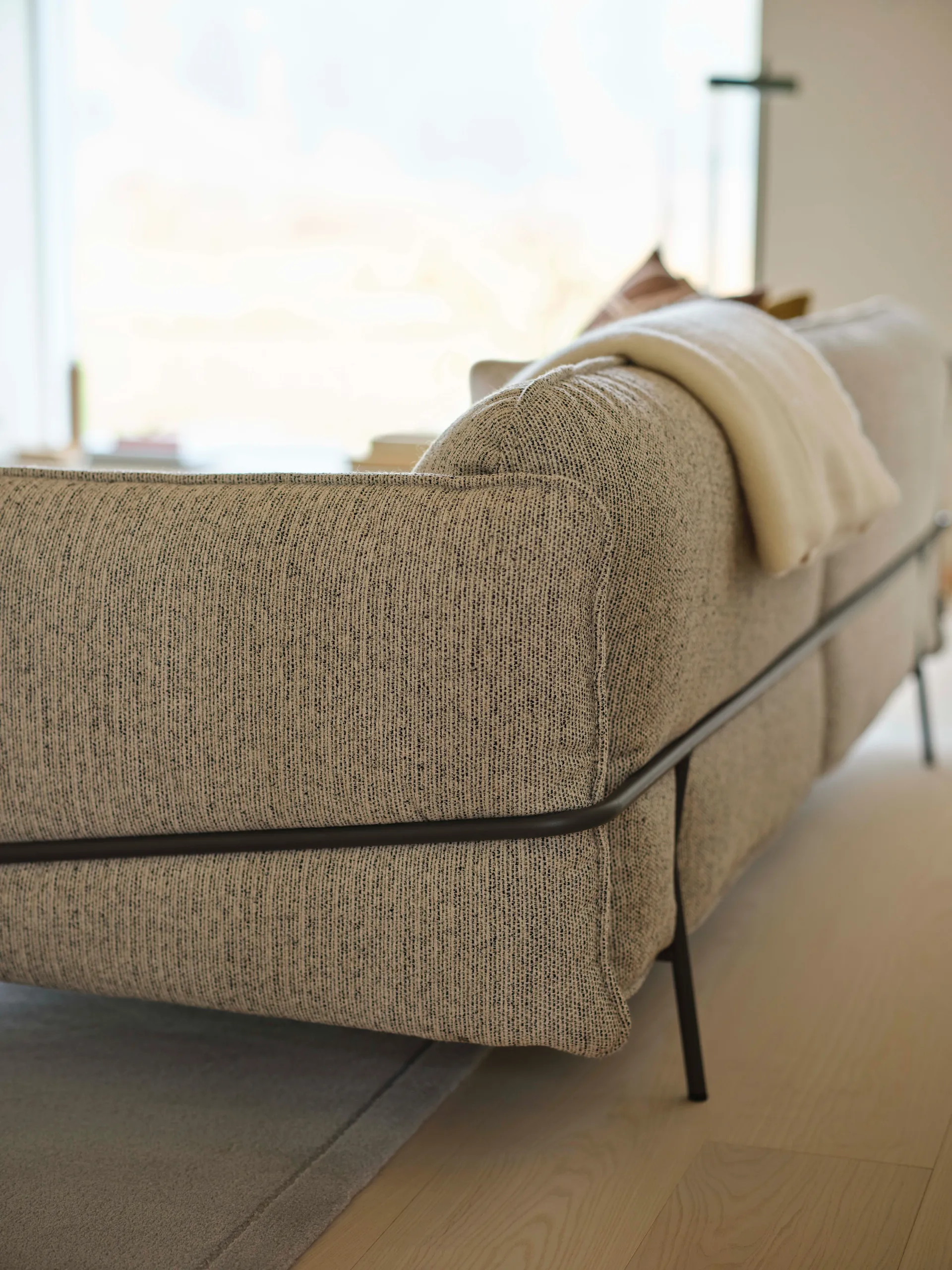 Continental καναπές, Wave Champagne-γκρι ορχιδέα   Swedese