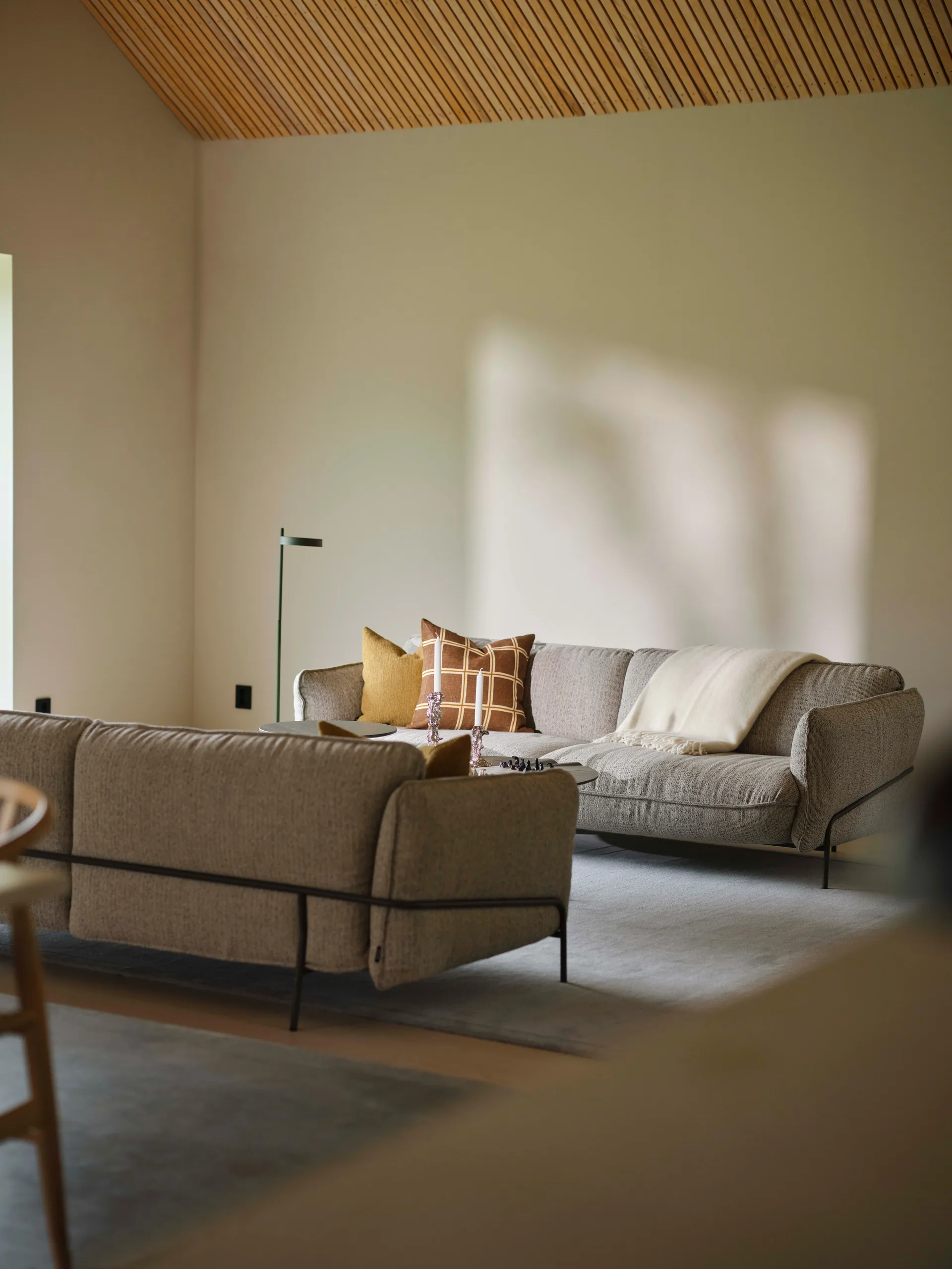 Continental καναπές, Wave Ουρανός-nutmeg   Swedese