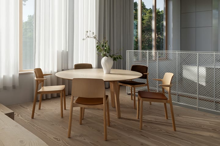Divido τραπέζι Ø120 cm, Δεσποτάκι λακαρισμένο Swedese