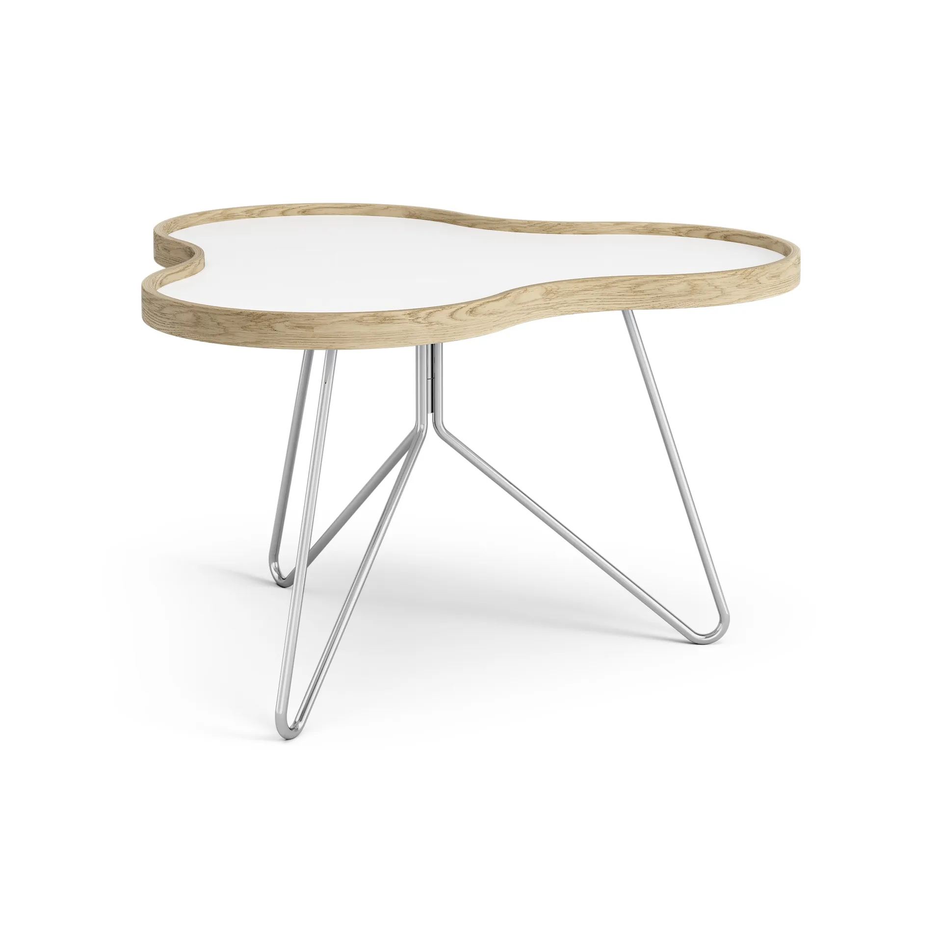 Flower τραπέζι 62x66 cm, H39 cm Δρυς λακαρισμένη Swedese