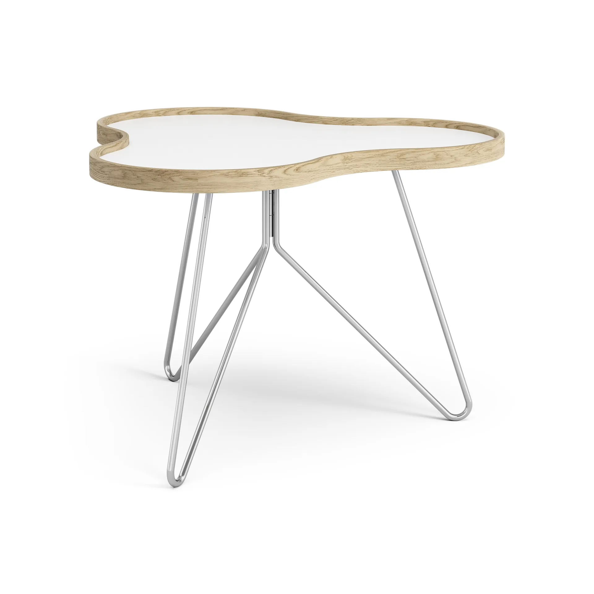 Flower τραπέζι 62x66 cm, H45 cm Δρυς λακαρισμένη Swedese