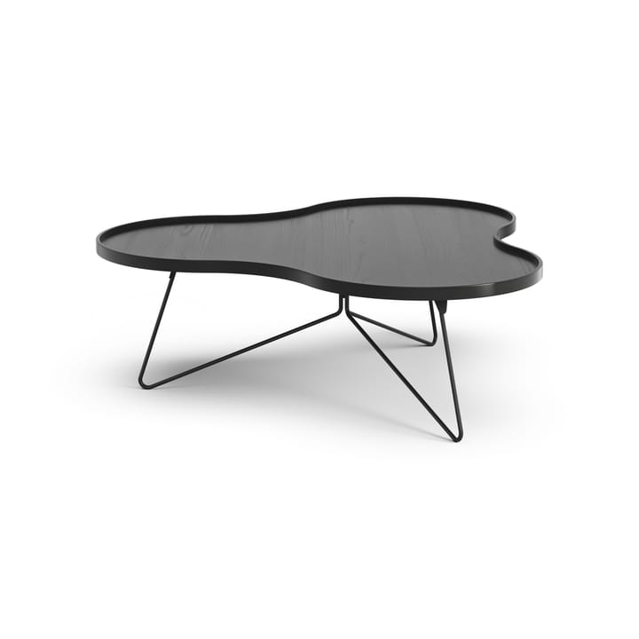 Flower mono τραπέζι 107x114 cm - H39 cm Δεσποτάκι μαύρο λακαρισ μένο - Swedese