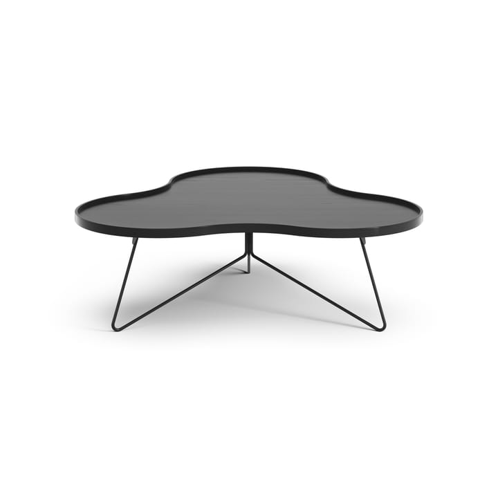 Flower mono τραπέζι 107x114 cm - H39 cm Δεσποτάκι μαύρο λακαρισμένο - Swedese