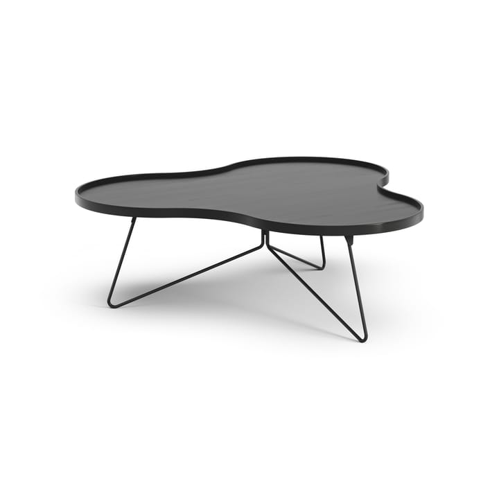 Flower mono τραπέζι 107x114 cm - H39 cm Δεσποτάκι μαύρο λακαρισμένο - Swedese