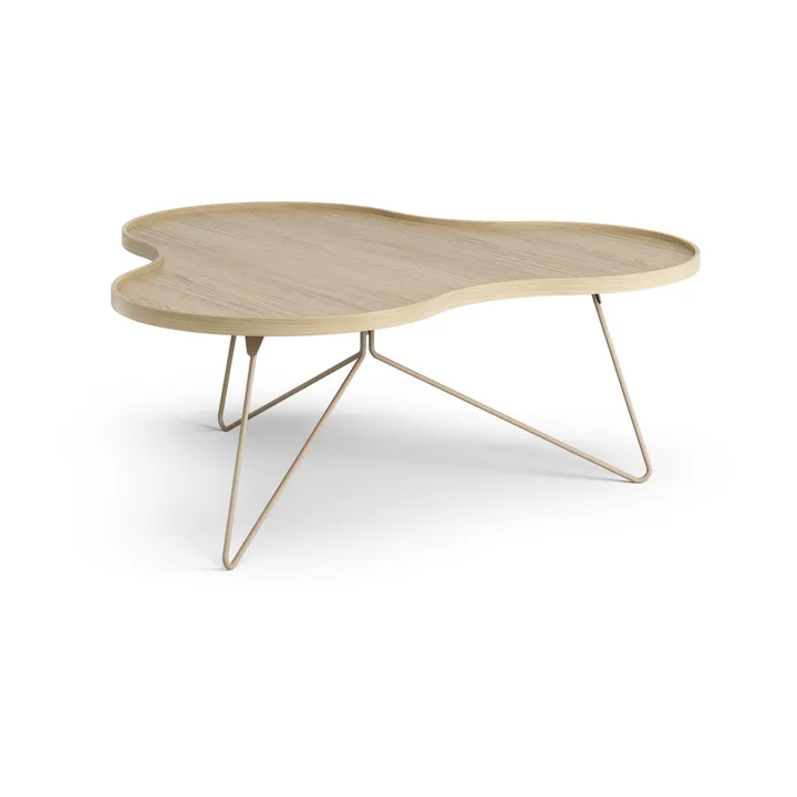 Flower mono τραπέζι 107x114 cm - H45 Δρυς lackad-nutmeg RAL1019 - Swedese