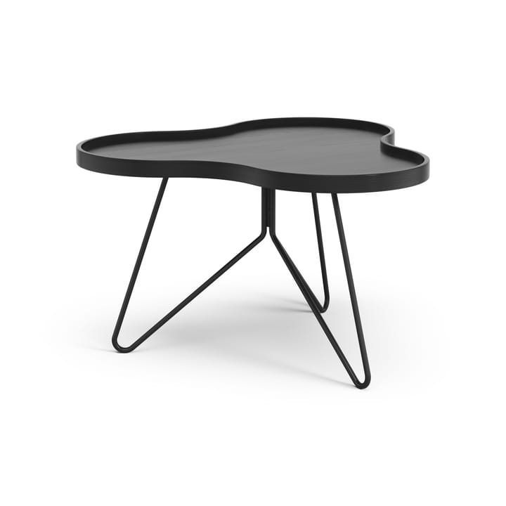 Flower mono τραπέζι 62x66 cm, H39 cm Δεσποτάκι μαύρο λακαρισμένο Swedese