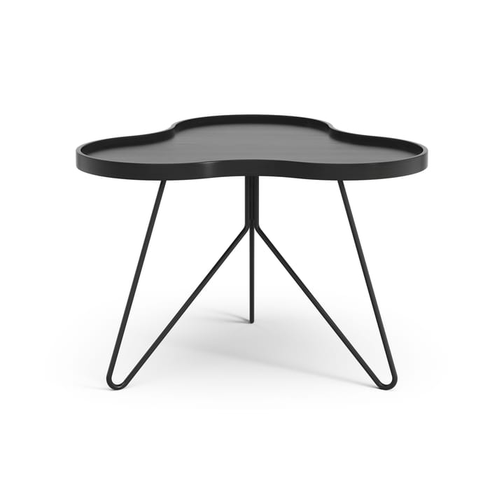 Flower mono τραπέζι 62x66 cm - H45 cm Δεσποτάκι μαύρο λακαρισμένο - Swedese