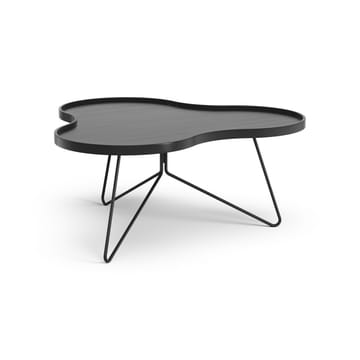 Flower mono τραπέζι 84x90 cm - H39 cm Δεσποτάκι μαύρο λακαρισμένο - Swedese