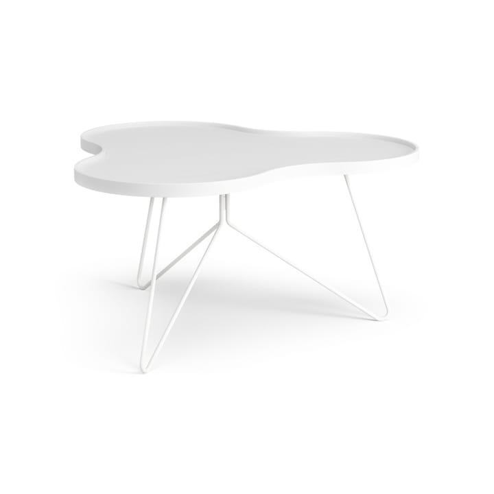 Flower mono τραπέζι 84x90 cm - H45 cm Δεσποτάκι Λευκό λακαρισμένο - Swedese