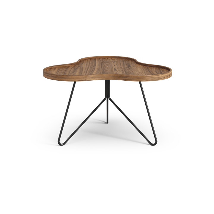 Flower mono τραπέζι Special Edition 62x66 εκ., Ύψος 39 εκ. – βαμμένο καρύδι – μαύρο βαμμένο ατσάλι Swedese