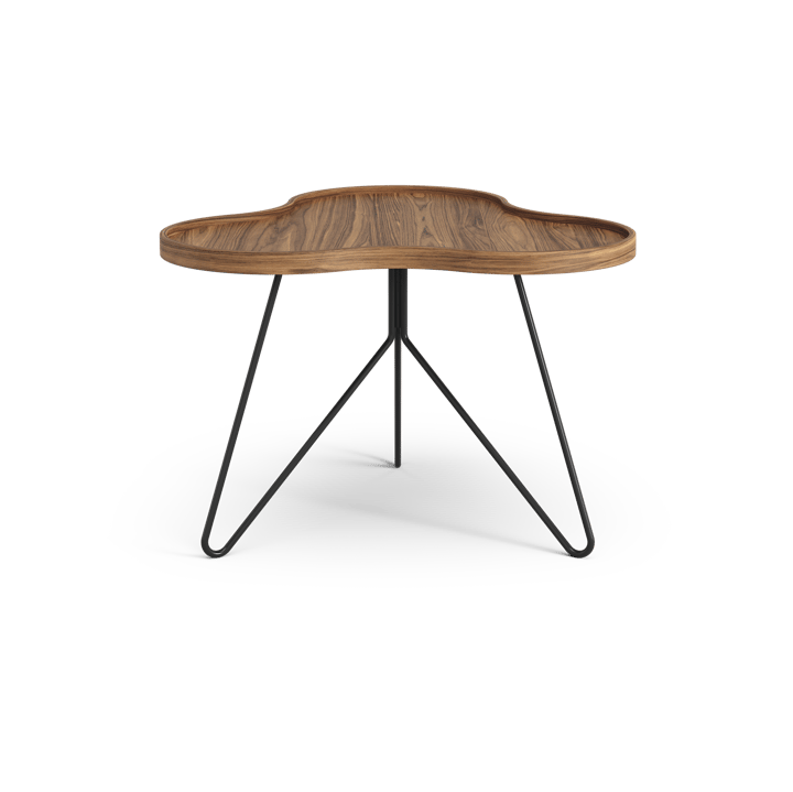 Flower mono τραπέζι Special Edition 62x66 εκ., Ύψος 45 εκ. – βαμμένο καρύδι – μαύρο βαμμένο ατσάλι Swedese