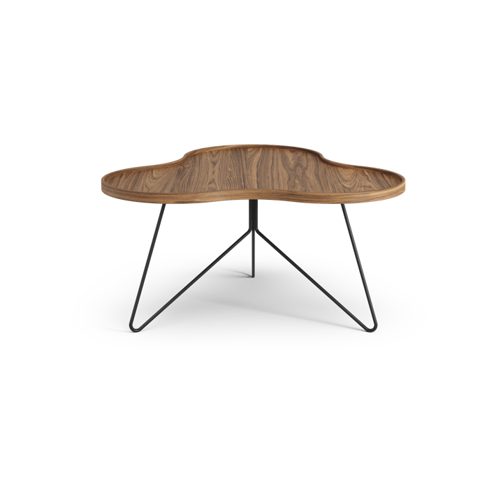 Flower mono τραπέζι Special Edition 84x90 εκ., Ύψος 45 εκ. – βαμμένο καρύδι – μαύρο βαμμένο ατσάλι Swedese