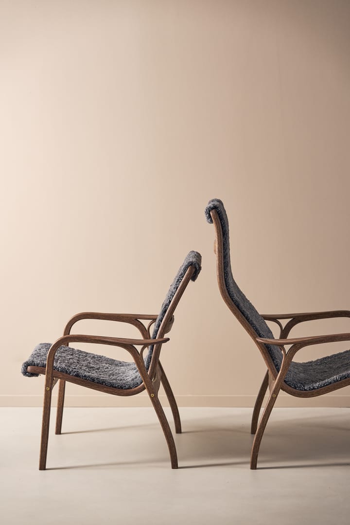 Πολυθρόνα Laminett δρυς / Sheepskin Special Edition, Rubio Monocoat Chocolate-Charcoal Swedese