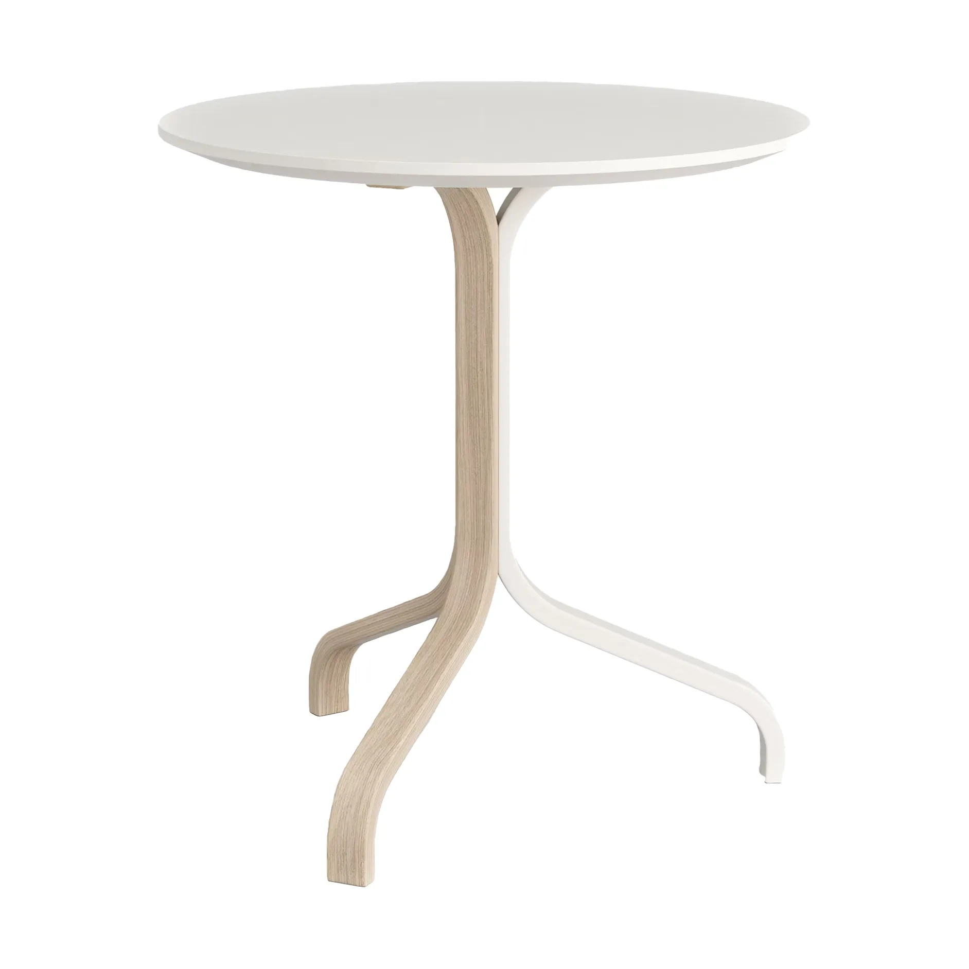 Lamino Duality τραπέζι 49 cm, ασβεστωμένο λευκό Swedese