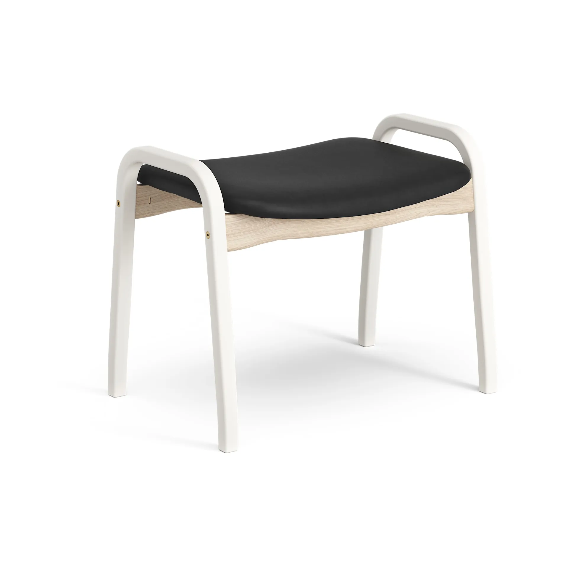 Lamino Duality υποπόδιο, ασβεστωμένο λευκό Swedese