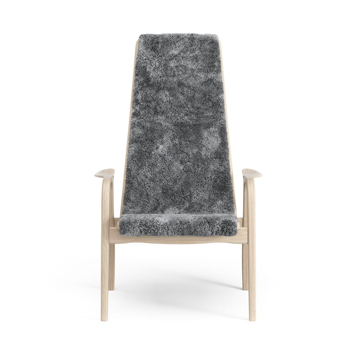 Lamino πολυθρόνα λευκή pigmented oak/sheep skin, Γκρι της Σκανδιναβίας (γκρι) Swedese