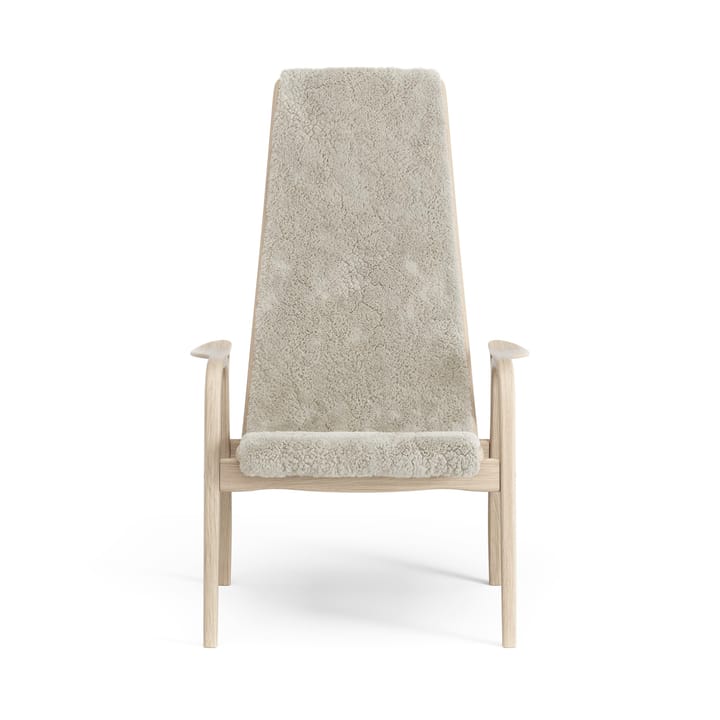 Lamino πολυθρόνα λευκή pigmented oak/sheep skin, Αστροφεγγιά (μπεζ) Swedese