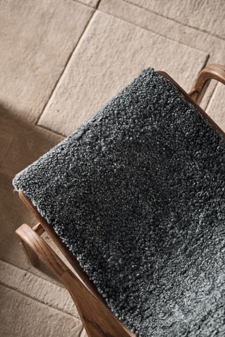 Lamino πολυθρόνα δρυς/sheepskin Special Edition, Rubio Monocoat Chocolate-Charcoal Swedese
