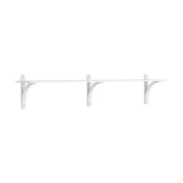 Levi ραφιέρα 1 ράφι - Λευκασμένη φτελιά-αλουμίνιο, 180 εκ. - Swedese