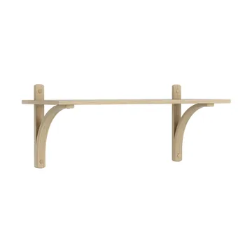 Levi ραφιέρα 1 ράφι - Φυσικό βερνίκι δρυς-μπρούντζος, 90 εκ. - Swedese