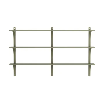 Levi ραφιέρα 3 ράφια - Moss green-αλουμίνιο,180 εκ. - Swedese