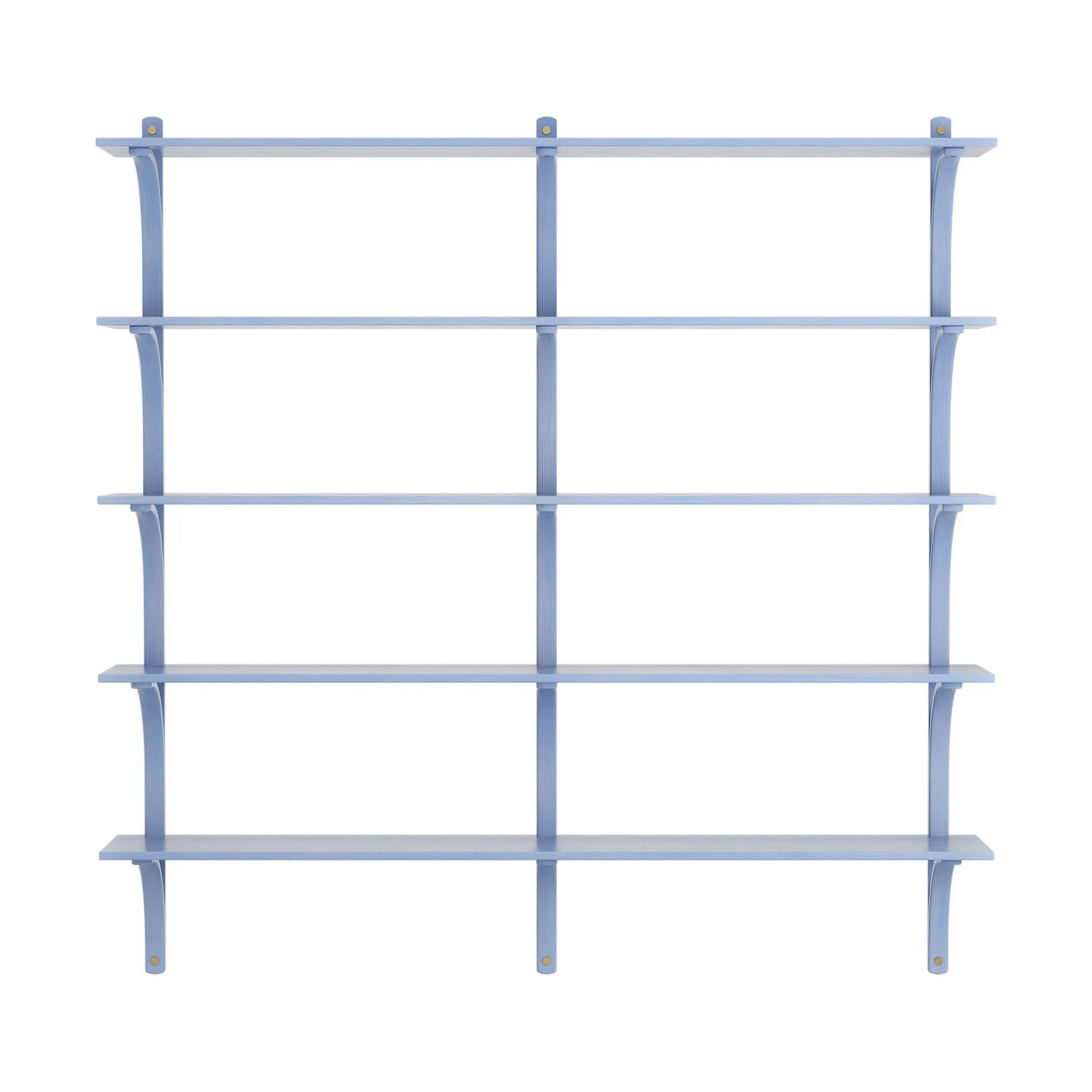 Levi ραφιέρα 5 ράφια, ILKE Blue-μπρούντζος,180 εκ. Swedese