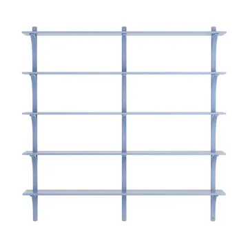 Levi ραφιέρα 5 ράφια - ILKE Blue-μπρούντζος,180 εκ. - Swedese