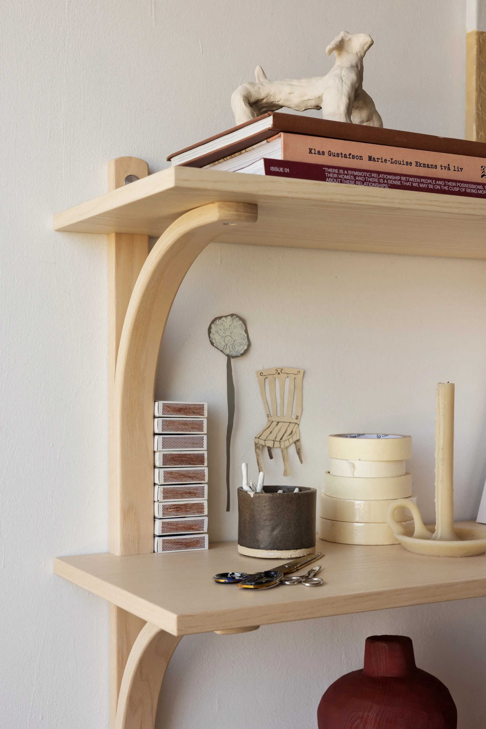 Levi ράφι, Ilke μπλε-χαλκός, 2 ράφια, 180 εκ.   Swedese