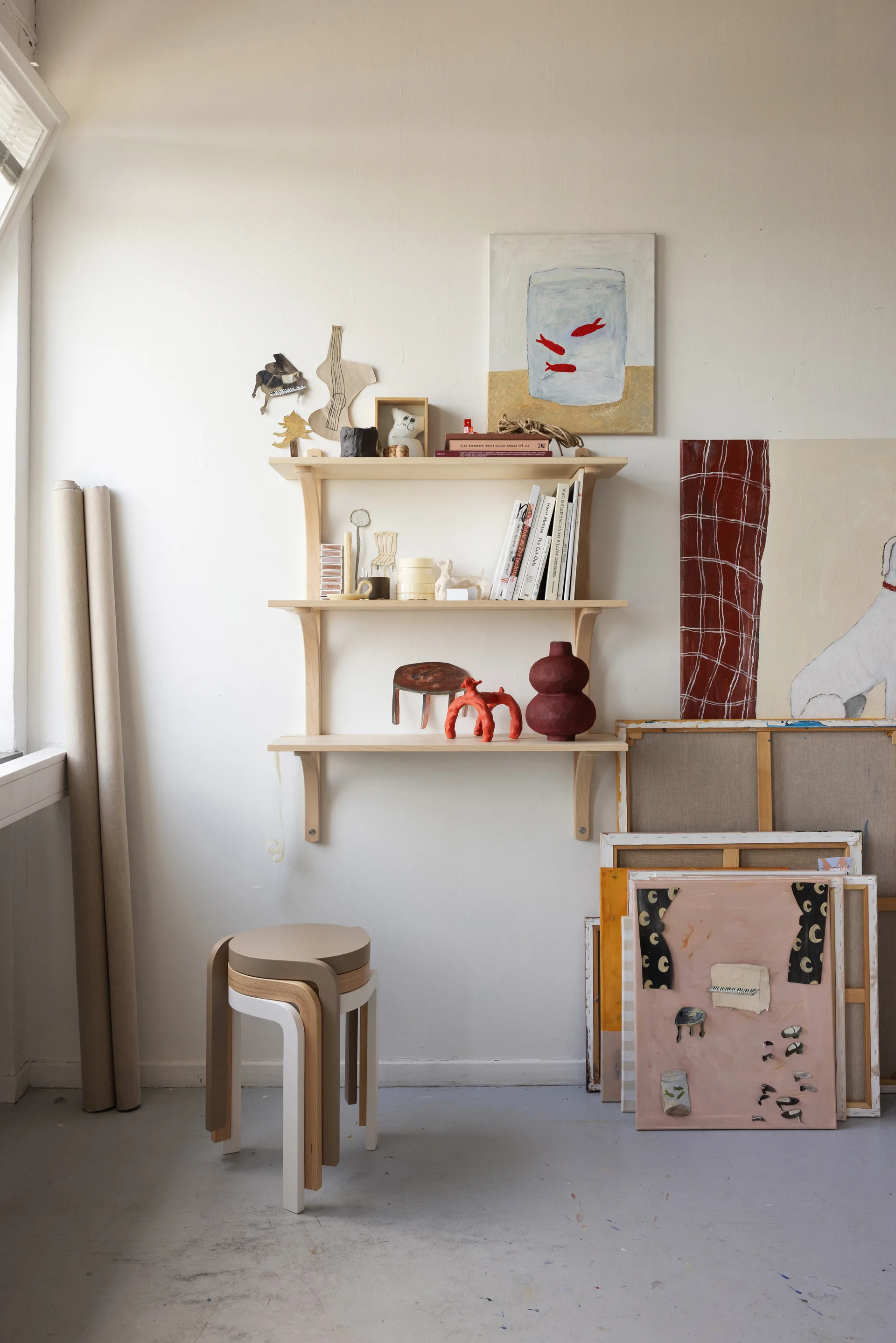 Levi ράφι, Ilke μπλε-χαλκός, 2 ράφια, 90 εκ.   Swedese