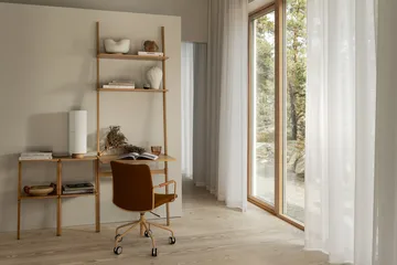 Libri shelf 2 ράφι - Δρύς λακαρισμένη nutmeg - Swedese