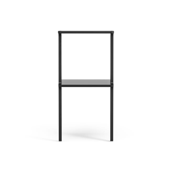 Libri shelf 2 ράφι, Δεσποτάκι μαύρο λακαρισμένο Swedese