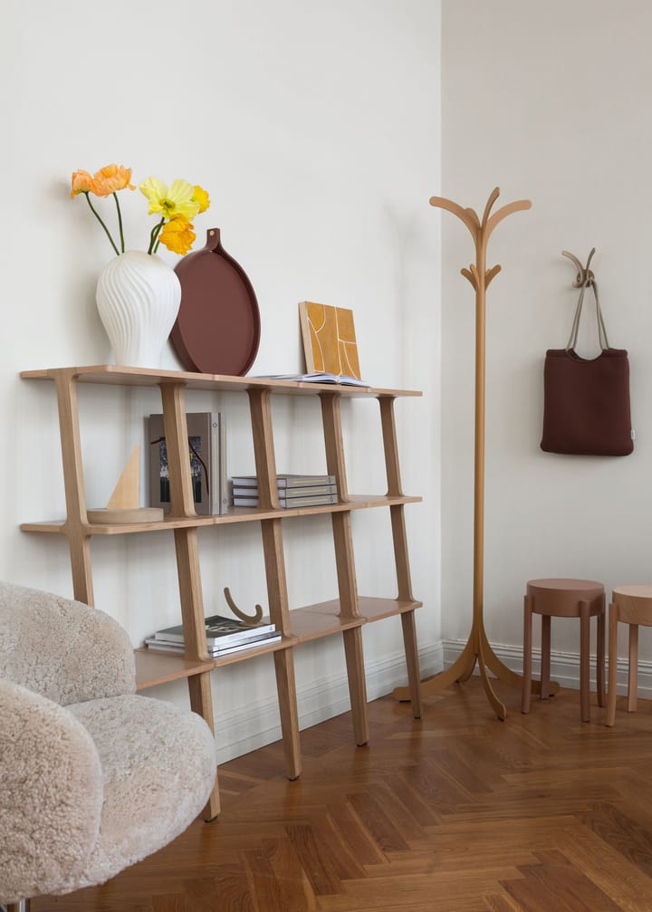 Libri shelf 3 ράφι, Δρυς λακαρισμένη Swedese