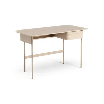 Luna γραφείο με συρτάρι - Δρυς λευκό-χρωματισμένο - Swedese