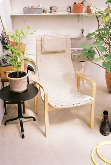 Primo πολυθρόνα ψηλή με μαξιλάρι από λακαρισμένη οξιά - Φυσικό - Swedese