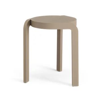 Spin στρογγυλό σκαμπό H44 cm - Ash-nutmeg, Ø32x44 cm - Swedese