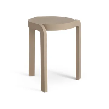 Spin στρογγυλό σκαμπό H44 cm - Ash-nutmeg, Ø32x44 cm - Swedese