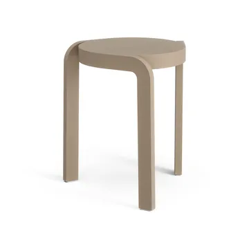 Spin στρογγυλό σκαμπό H44 cm - Ash-nutmeg, Ø32x44 cm - Swedese