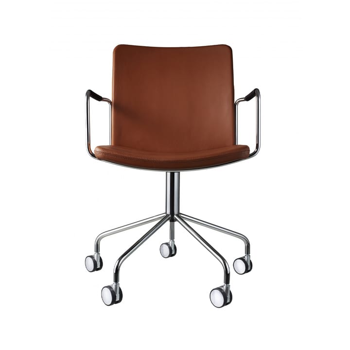 Καρέκλα γραφείου, Stella - Elmosoft 33004 καφέ-χρώμιο - Swedese