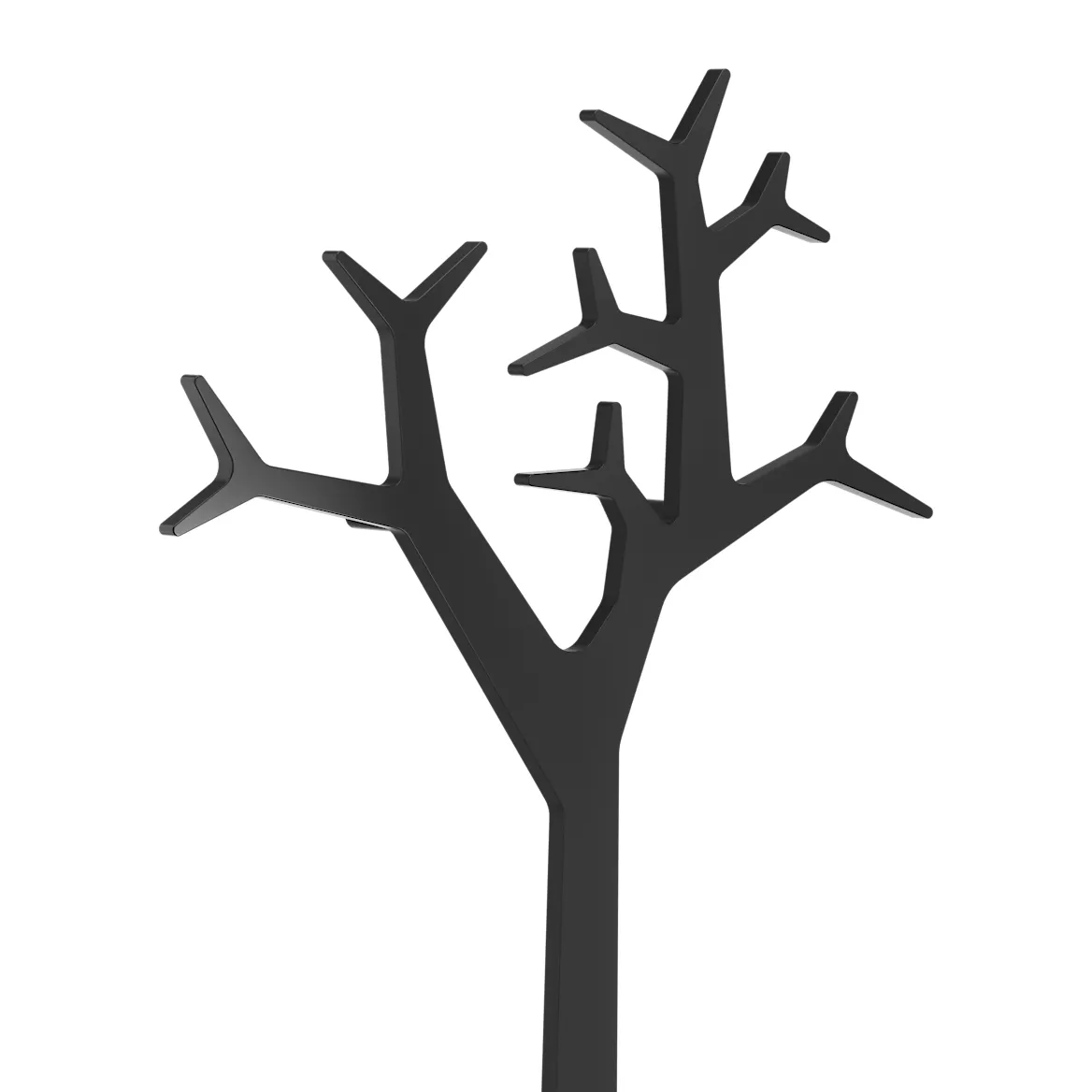 Tree Black Edition κρεμάστρα τοίχου 194 cm, Μαύρο Swedese