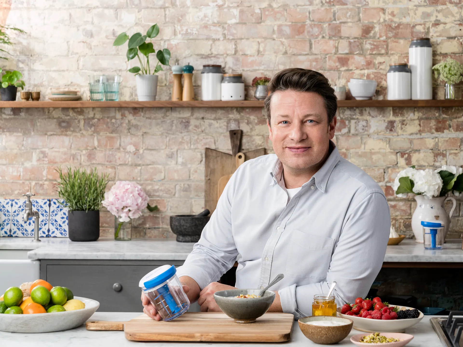 Jamie Oliver Chop & Shaker, Μπλε Tefal