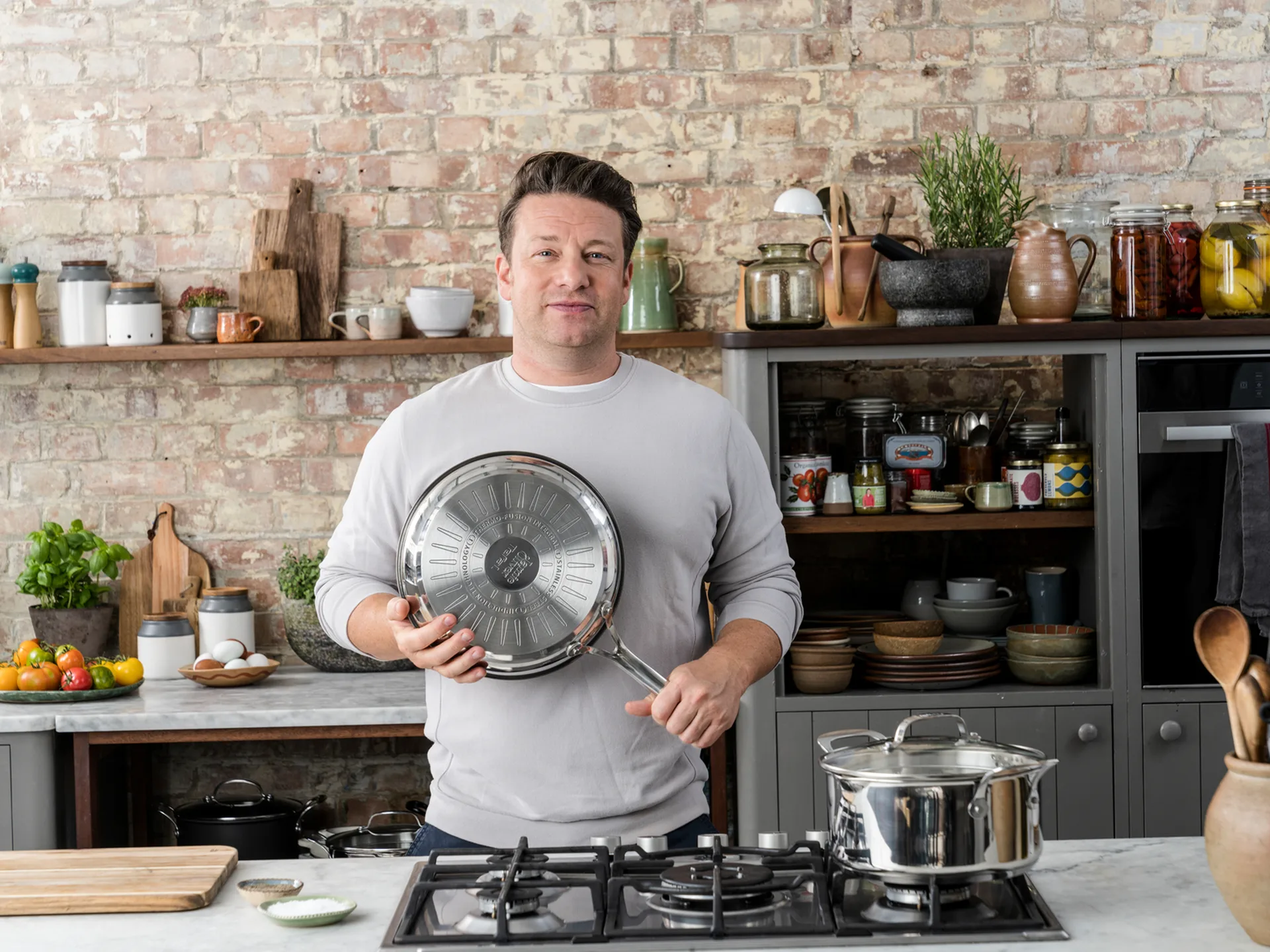 Jamie Oliver Cook's Classics κατσαρολάκι σετ 7 τεμάχια, Ανοξείδωτο ατσάλι Tefal