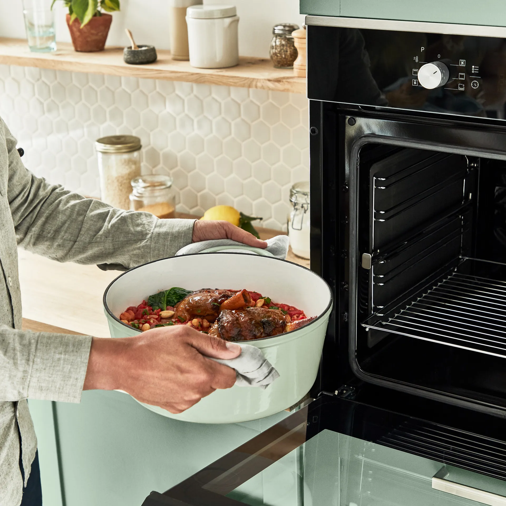 Τεφάλ LOV στρογγυλή κατσαρόλα 7,4 L, Πράσινο Tefal