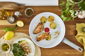 Natural chef σετ τηγάνια γκρι - 2 τεμάχια - Tefal