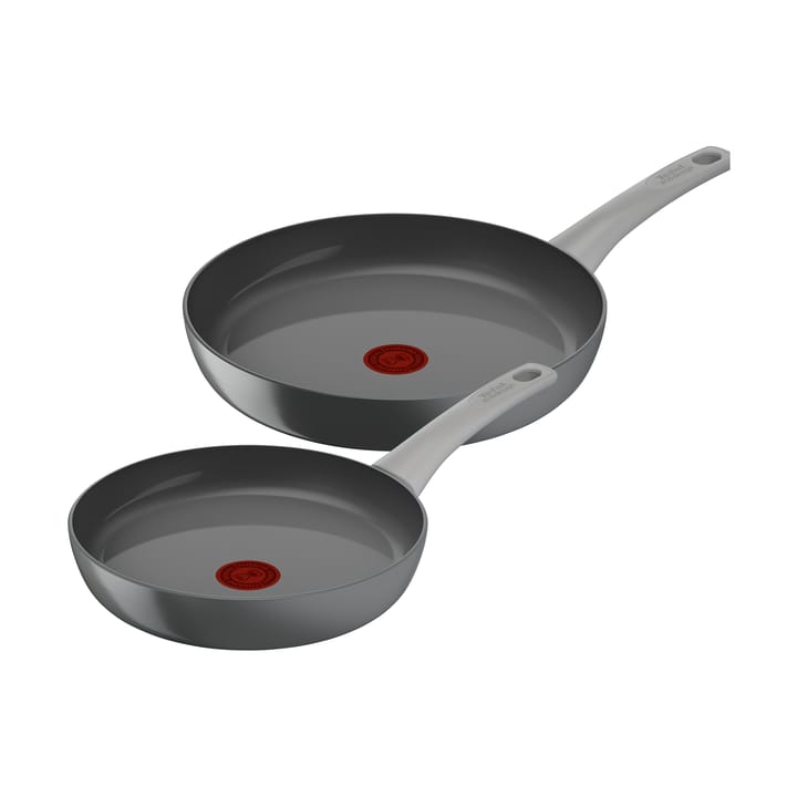Σετ τηγανιών Renew ON 2 τεμαχίων - Γκρι - Tefal